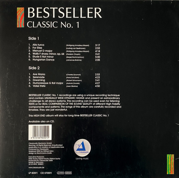 Виниловая пластинка Various – Bestseller Classic No.1 - LP - рис.1