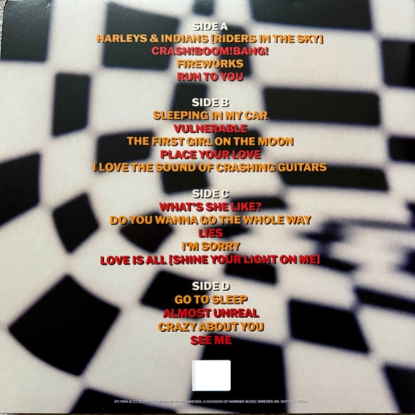 Виниловая пластинка Roxette - Crash! Boom! Bang! (30th Anniversary) (Black & White) - 2LP - рис.2