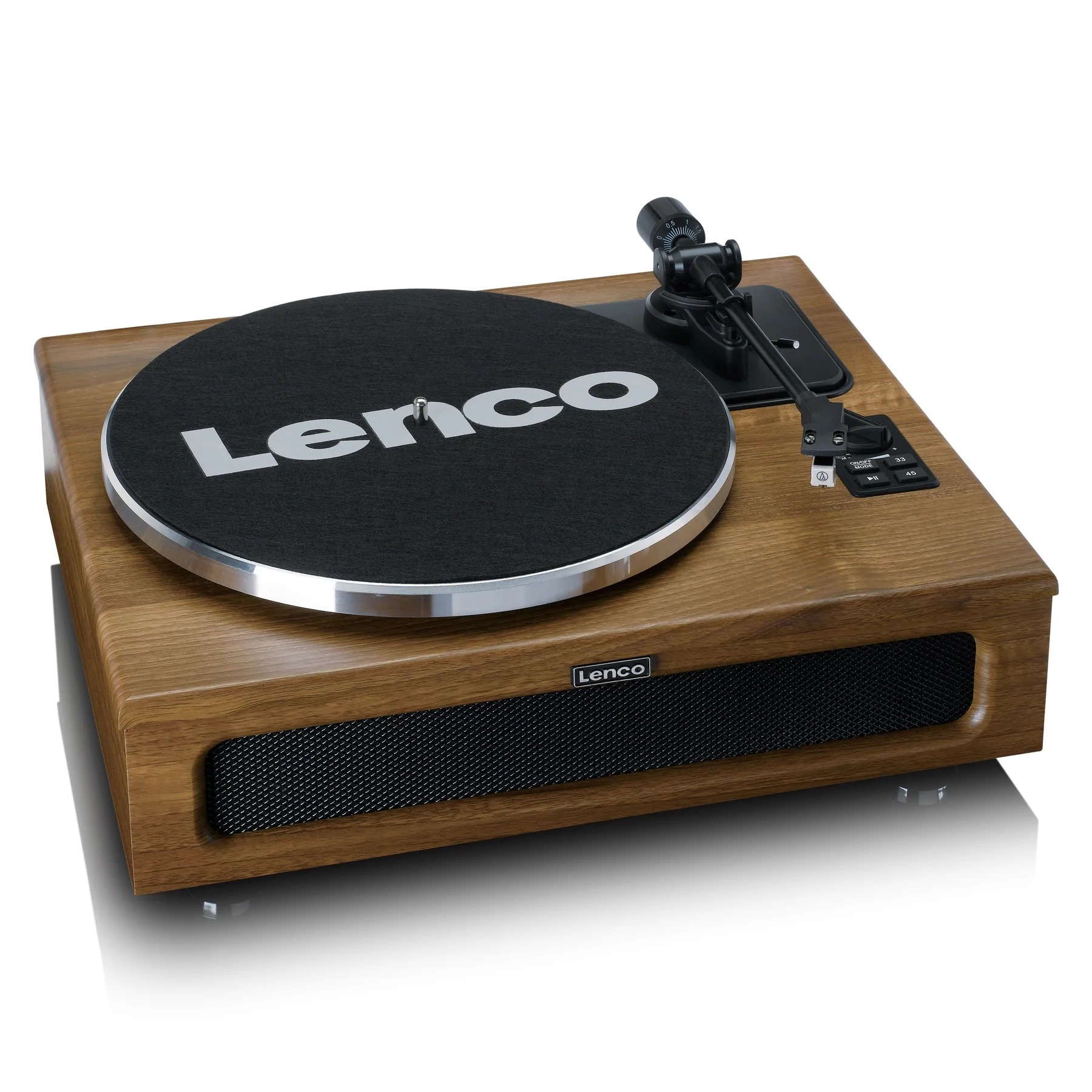 

Проигрыватель винила Lenco, Коричневый, LS-410 walnut виниловый проигрыватель с 4 встроенными динамиками_OpenBox