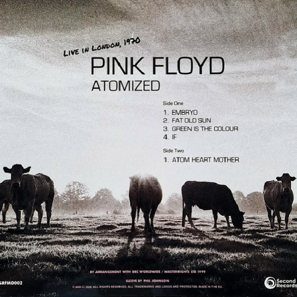 Виниловая пластинка Pink Floyd - Atomized - BBC Paris Theatre, London 1970 (coloured) LP - рис.2