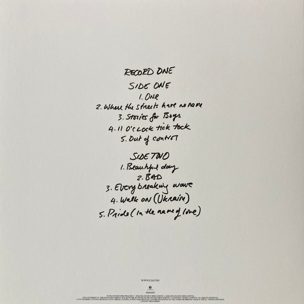 Бокс-сет U2 – Songs Of Surrender (Box) 4LP - рис.2