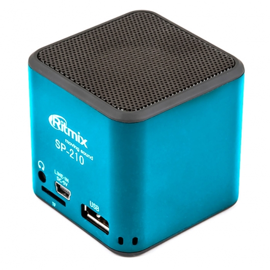 Портативная колонка RITMIX SP-210 blue - рис.0