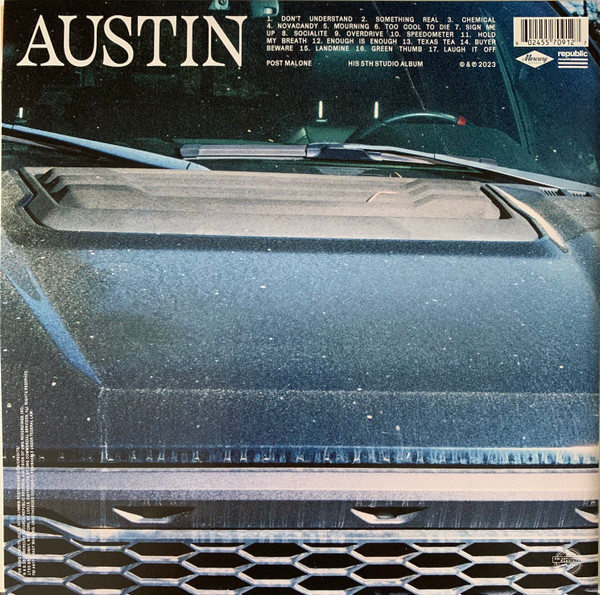 Виниловая пластинка Post Malone – Austin 2LP Dark Green - рис.1