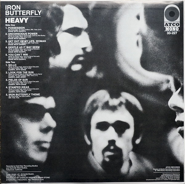 Виниловая пластинка Iron Butterfly - Heavy - рис.1