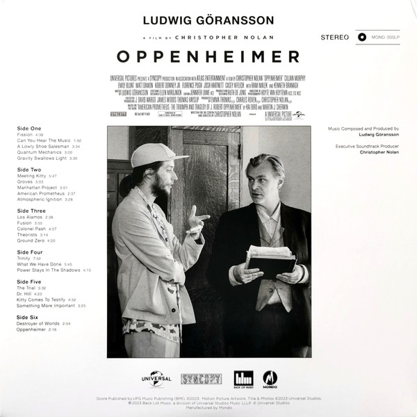 Виниловая пластинка Ludwig Göransson - Oppenheimer (Original Motion Picture Soundtrack)(coloured) - 3LP - рис.3