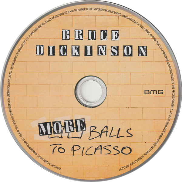 Виниловая пластинка Bruce Dickinson - More Balls To Picasso - CD - рис.3