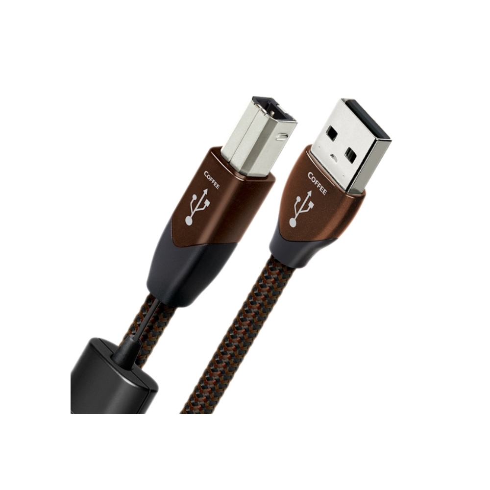 

Кабель AudioQuest, Черный;коричневый, Coffee USB-A - USB-B 0.75m