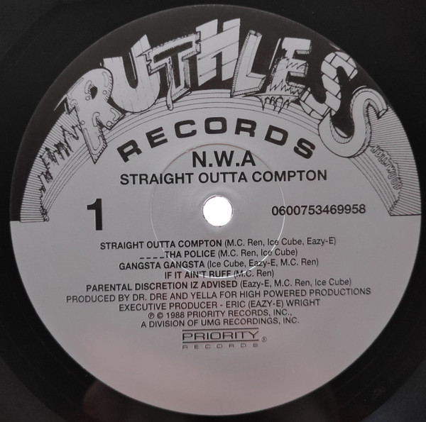 Виниловая пластинка N.W.A. - Straight Outta Compton LP - рис.1
