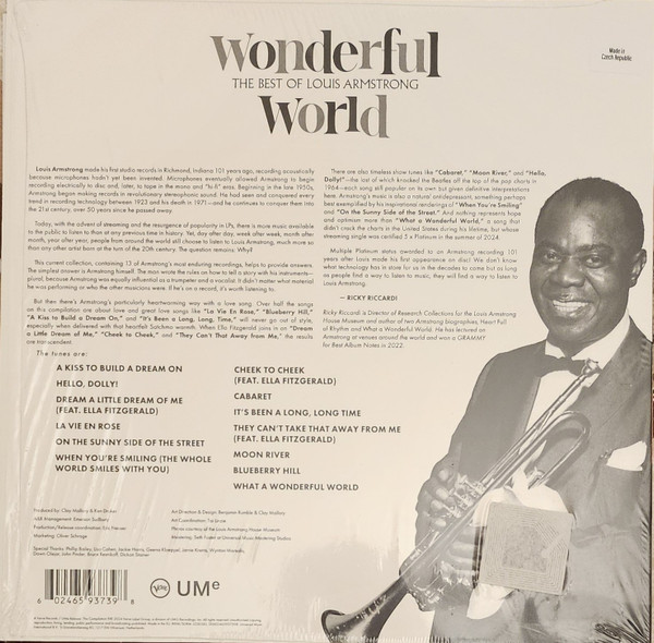 Виниловая пластинка Louis Armstrong - Wonderful World (The Best Of Louis Armstrong) - LP - рис.1