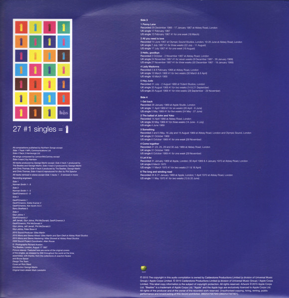 Виниловая пластинка The Beatles - 1 - 2LP - рис.12