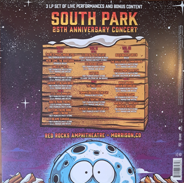 Виниловая пластинка Various – South Park 25th Anniversary Concert - 3LP - рис.1