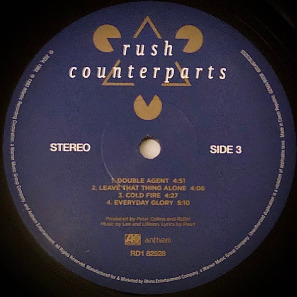 Виниловая пластинка Rush – Counterparts (Syeor) - 2LP - рис.7