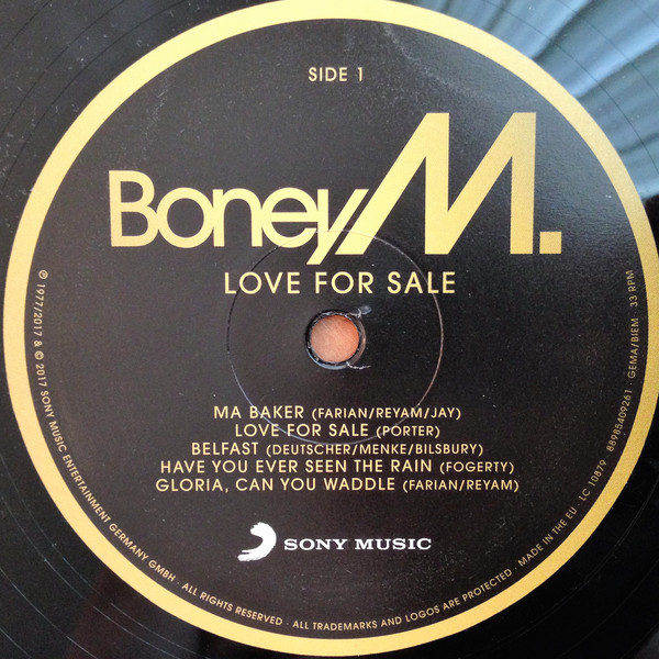 Пластинка Boney M. - Love For Sale - фото 3