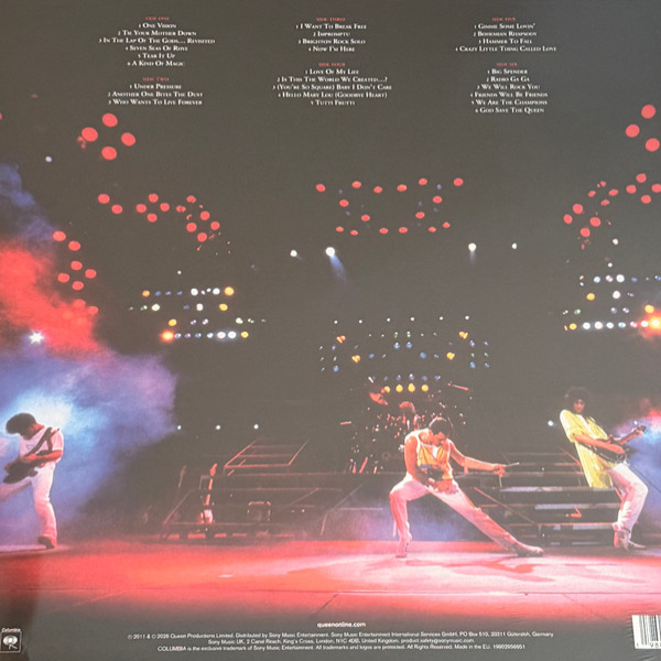 Виниловая пластинка Queen - Live At Wembley Stadium (Half Speed) - 3LP - рис.2