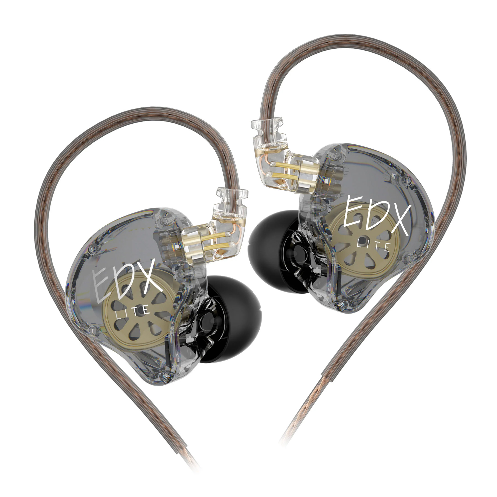 

Наушники KZ, Бесцветный, EDX Lite without mic Black