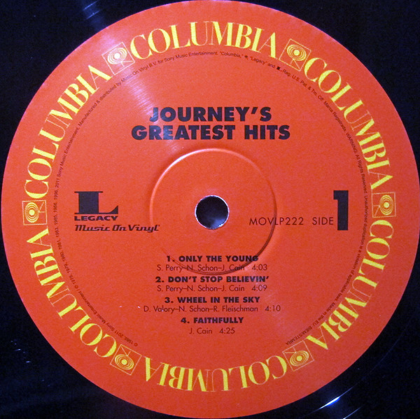 Виниловая пластинка Journey - Greatest Hits - рис.3