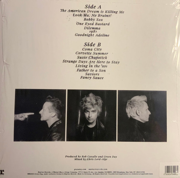 Виниловая пластинка Green Day – Saviors - Light Rose - LP - рис.1