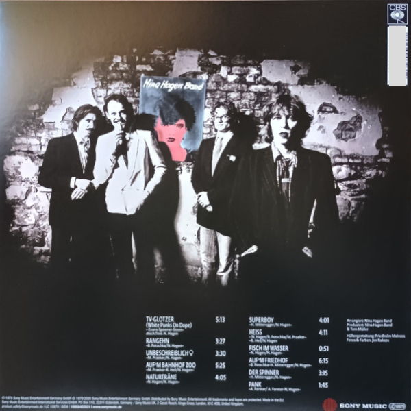 Виниловая пластинка Nina Hagen Band - Nina Hagen Band LP - рис.1