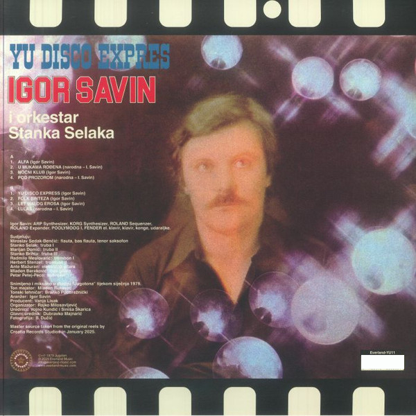 Виниловая пластинка Igor Savin, Orkestar Stanka Selaka – YU Disco Expres LP - рис.2
