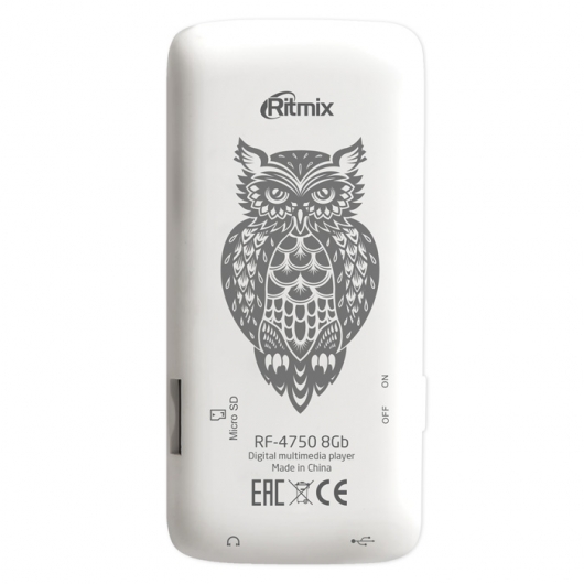 Плеер RITMIX RF-4750 8Gb White - рис.1