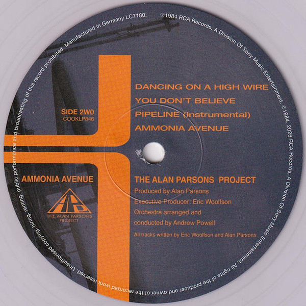 Виниловая пластинка The Alan Parsons Project - Ammonia Avenue (Half Speed) LP - рис.3