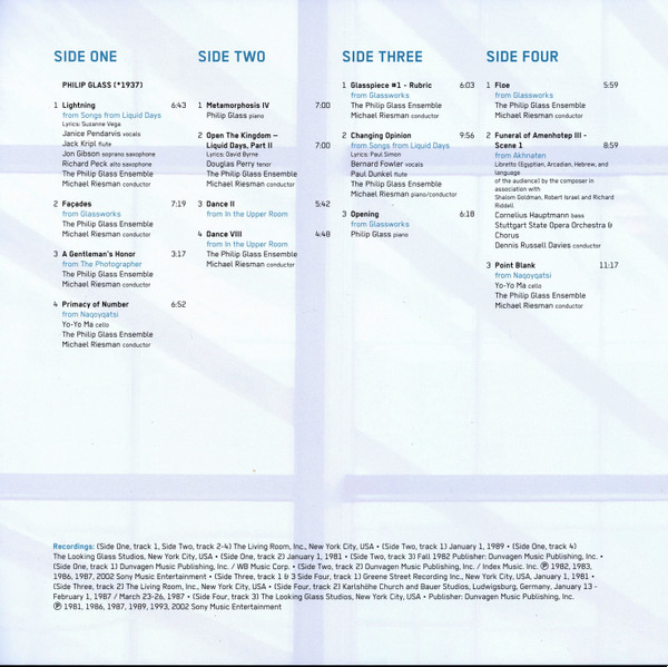 Бокс-сет Philip Glass – The Essential (Coloured Crystal Clear) 4LP - рис.3