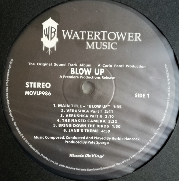 Виниловая пластинка Herbie Hancock – Blow-Up - The Original Sound Track Album LP - рис.2