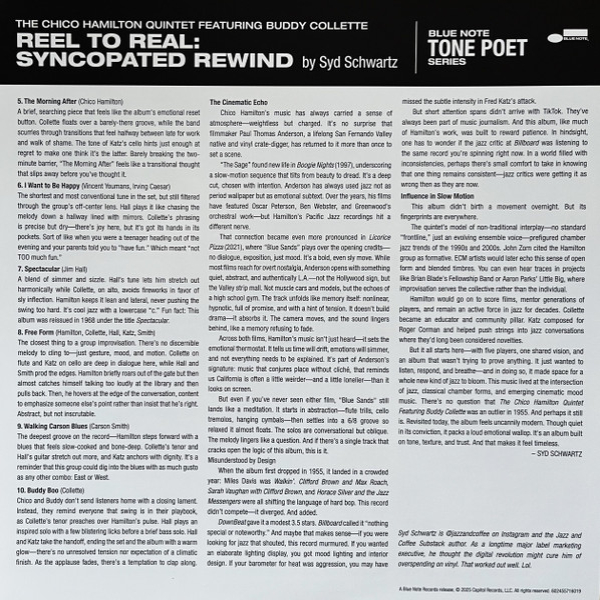 Пластинка Chico Hamilton Quintet – Chico Hamilton Quintet LP - рис.3