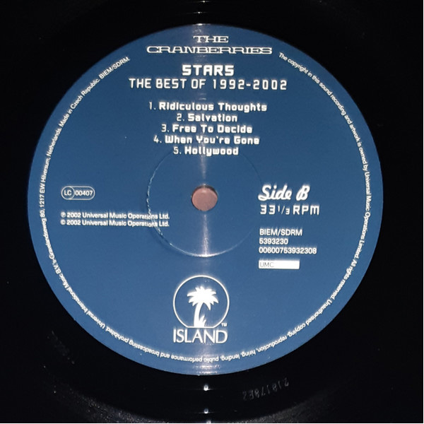 Виниловая пластинка The Cranberries – Stars: The Best Of 1992-2002 - 2LP - рис.7