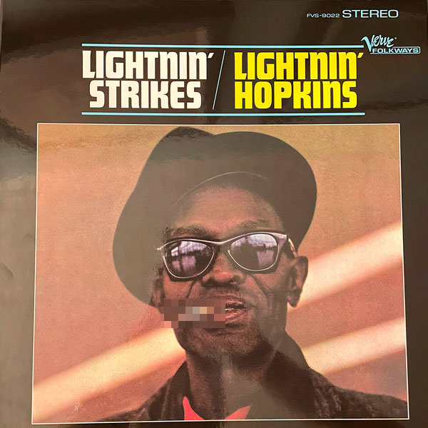 Виниловая пластинка Lightnin' Hopkins - Lightnin' Strikes - (Analogue, Acoustic Sounds) LP - рис.0
