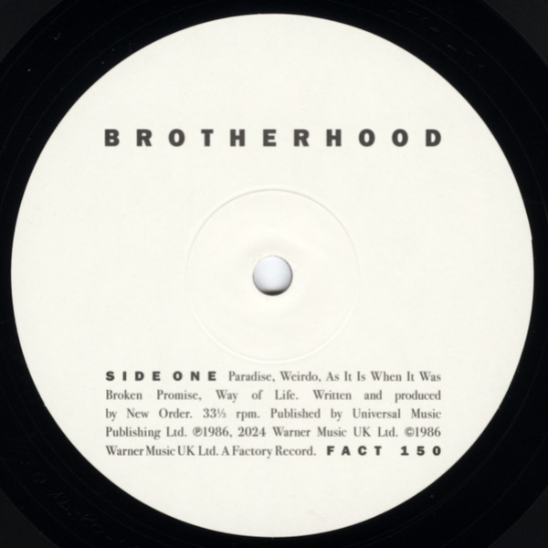Виниловая пластинка New Order – Brotherhood LP - рис.2