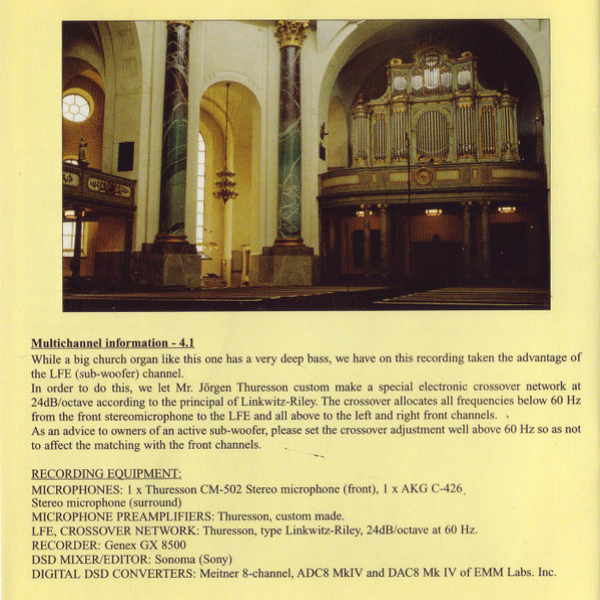 CD-диск Mattias Wager - Organ Treasures SACD - рис.6