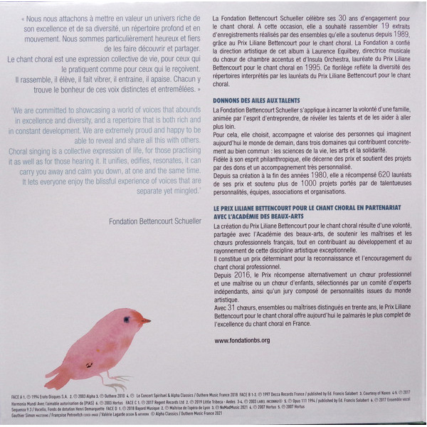 Виниловая пластинка Various – Viva! 30 Ans D'art Choral LP - рис.1