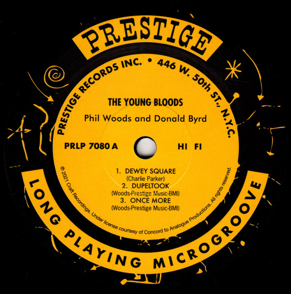 Виниловая пластинка Phil Woods, Donald Byrd – The Young Bloods - Analogue Productions LP - рис.2