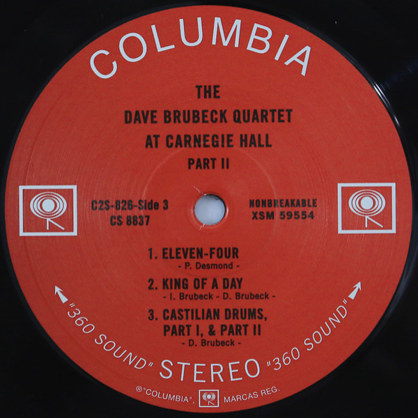 Виниловая пластинка The Dave Brubeck Quartet - At Carnegie Hall (Analogue) - 2LP - рис.6