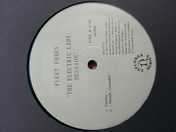 Виниловая пластинка Fleet Foxes - The Electric Lady Session - рис.3