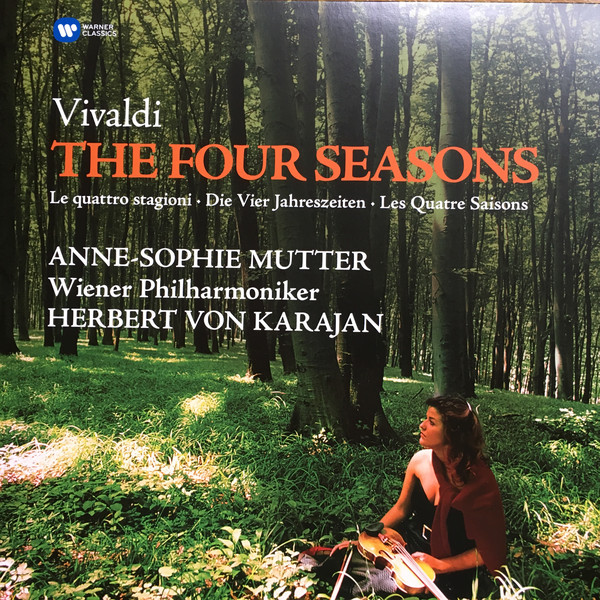 Виниловая пластинка Vivaldi - Anne-Sophie Mutter, Wiener Philharmoniker, Herbert Von Karajan – The Four Seasons, Le Quattro Stagion, Die Vier Jahreszeiten, Les Quatre Saisons - рис.0
