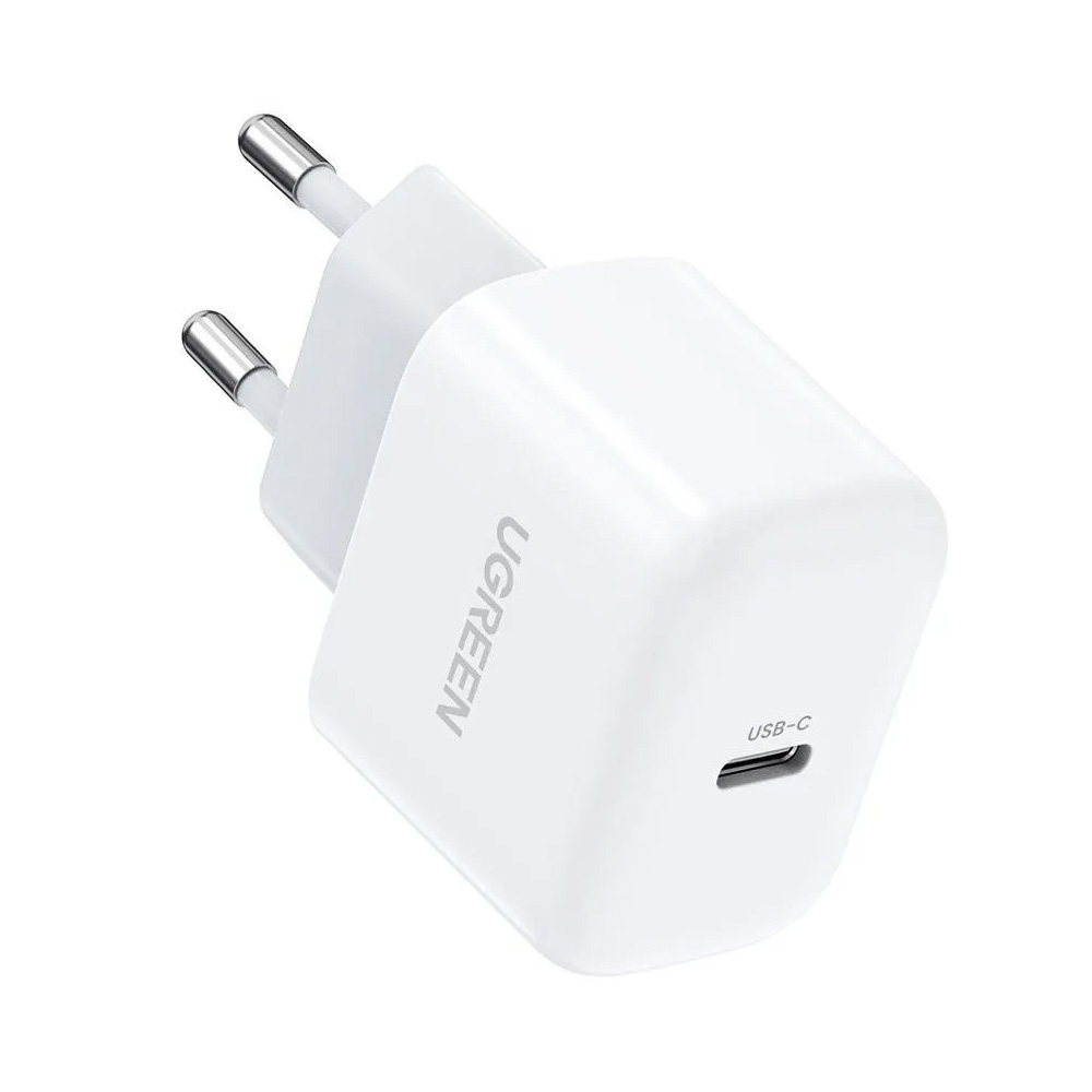 Сетевое зарядное устройство Ugreen CD241 (10220) USB-C 20W PD Fast Charger White