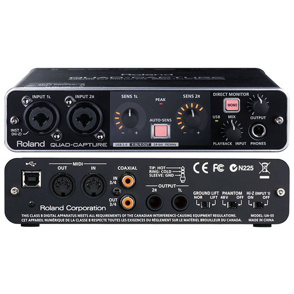 Аудиоинтерфейс Roland UA-55 Quad-Capture - рис.4