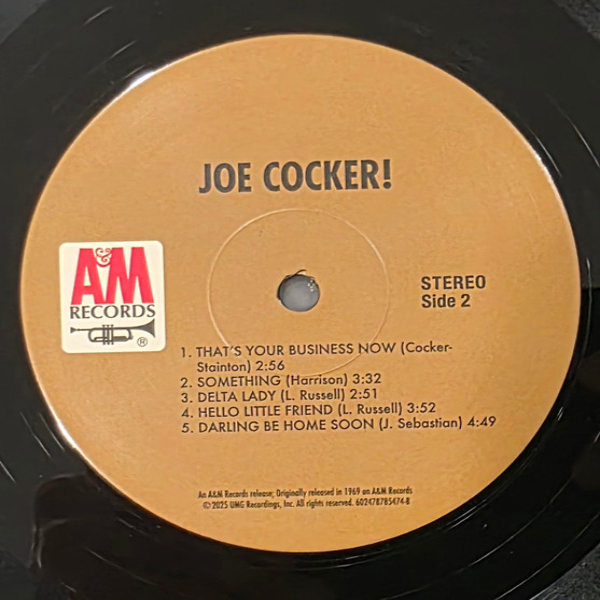 Виниловая пластинка Joe Cocker - Joe Cocker! LP - рис.3
