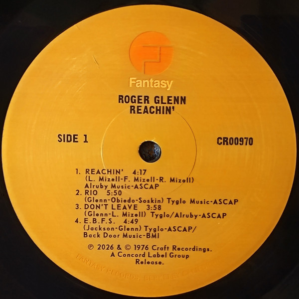 Виниловая пластинка Roger Glenn - Reachin (Analogue, Jazz Dispensary) LP - рис.3