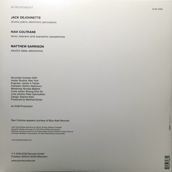 Виниловая пластинка Jack DeJohnette; Ravi Coltrane; Matthew Garrison - In Movement - рис.1