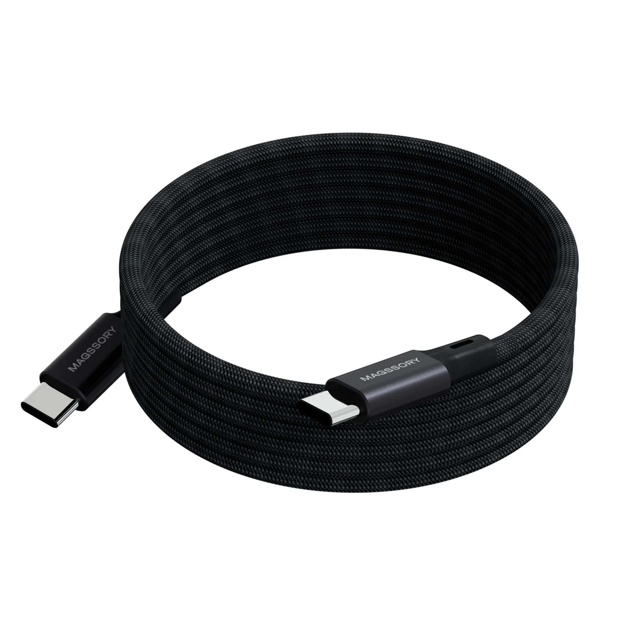 

Кабель Magssory, Черный, CBL001 60W USB-C Black 1.2m