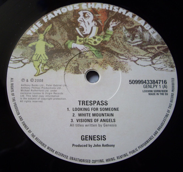 Виниловая пластинка Genesis - Trespass - рис.3