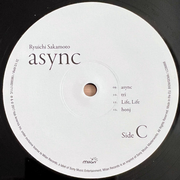Виниловая пластинка Ryuichi Sakamoto – Async - 2LP - рис.3