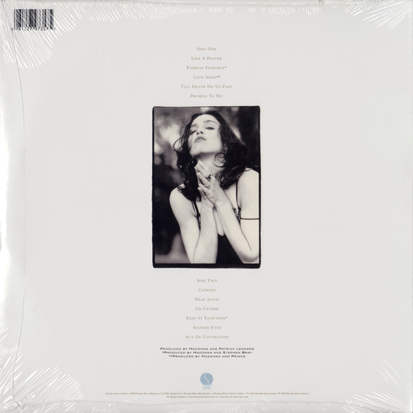 Виниловая пластинка Madonna - Like A Prayer - рис.1
