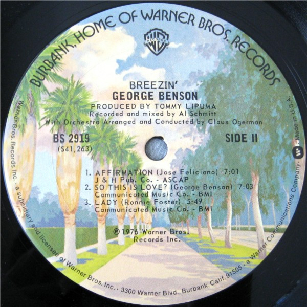 Виниловая пластинка George Benson - Breezin (180- 45 rpm) - 2LP - рис.3