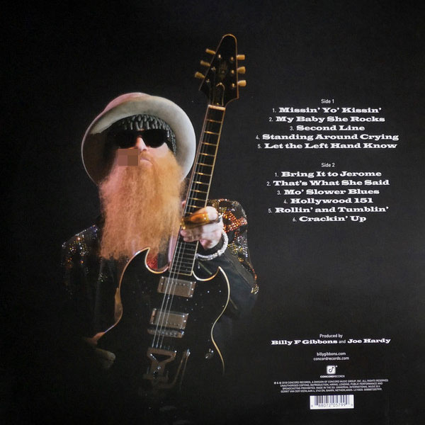 Виниловая пластинка Billy F Gibbons - The Big Bad Blues LP Blue - рис.1