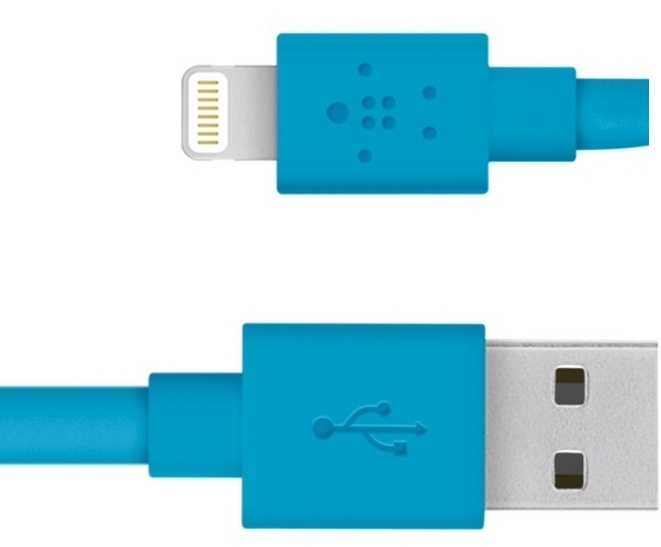 Кабель Belkin Lightning to USB Cable Blue 1.2m - рис.0