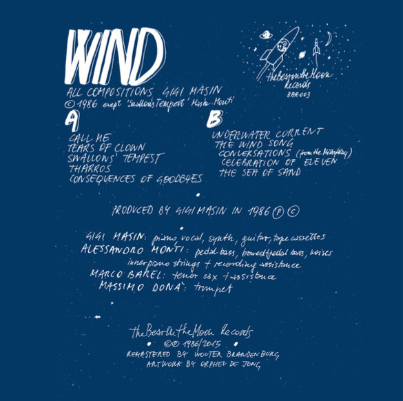 Виниловая пластинка Gigi Masin – Wind LP - рис.1